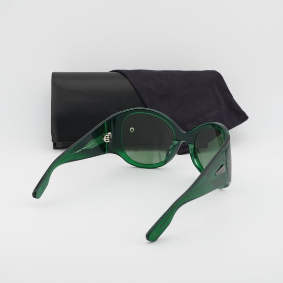 Rag & Bone RNB6004/S 01ED QT Butterfly Sunglasses - Green - Picture 8 of 8